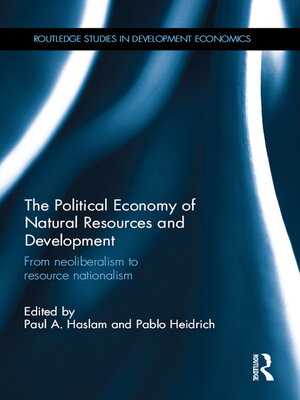 cover image of The Political Economy of Natural Resources and Development